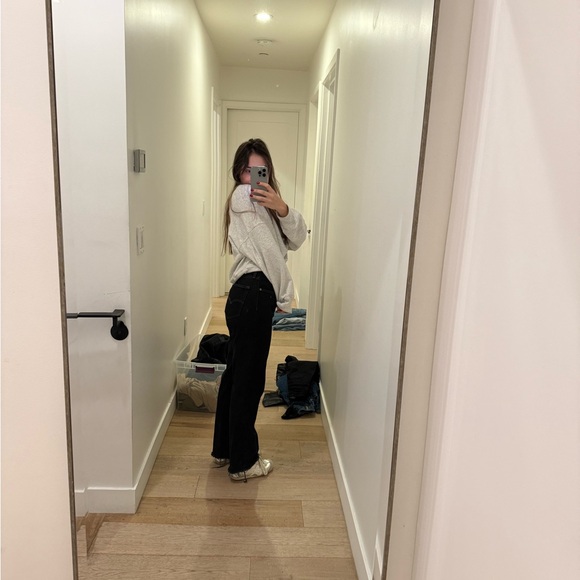 vintage black levi’s size 26 straight leg - Picture 2 of 4